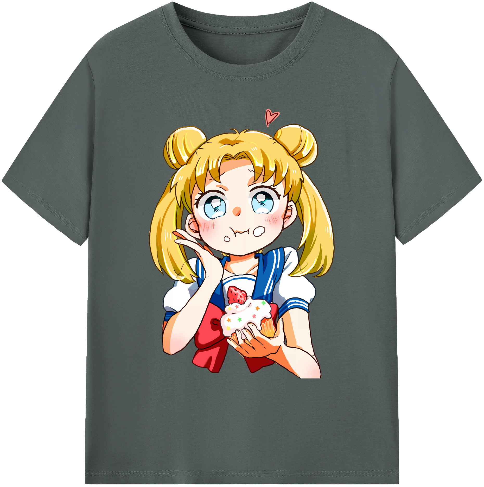 （画像用） 美少女戦士セーラームーン 愛野 美奈子 あいの みなこ Sailor Moon Aino Minako 綿100％ メンズ半袖Tシャツ｜肌触りやわらか＆通気性